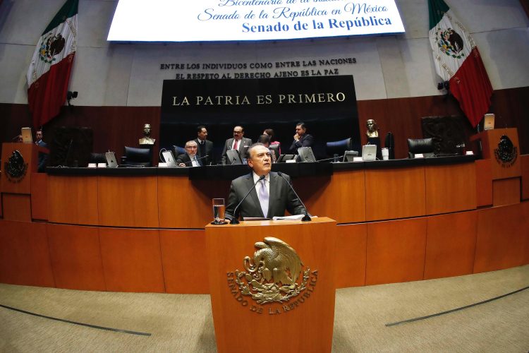 Emite Beltrones, voto en contra de las Leyes secundarias de la Reforma al Poder Judicial Federal