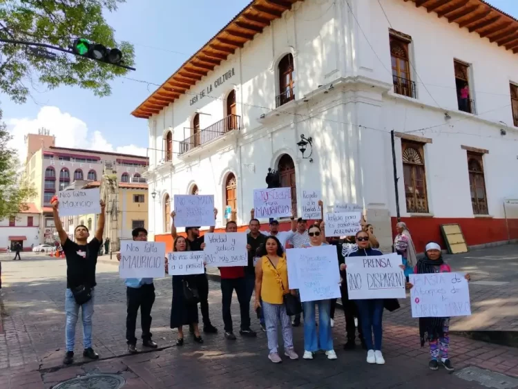 Protestan periodistas en Chilpancingo, exigen justicia para colegas abatidos