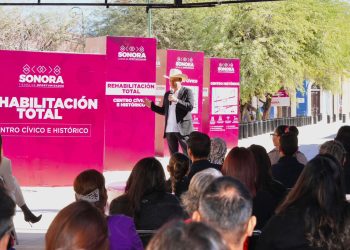 Transforma Gobernador Durazo calles y edificios públicos del centro histórico de Hermosillo