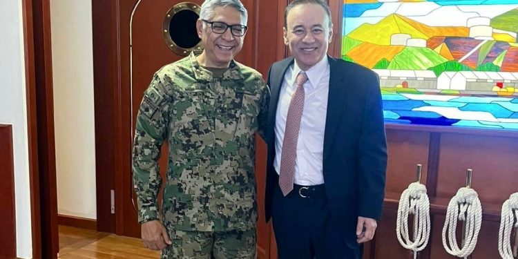 Gobernador Durazo y SEMAR refuerzan acciones para desarrollo de infraestructura en Sonora