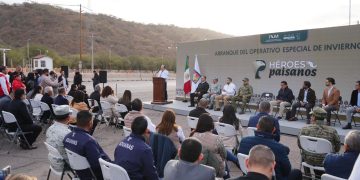 Gobernador Durazo arranca Operativo Especial de Invierno 2024 para garantizar seguridad a familias