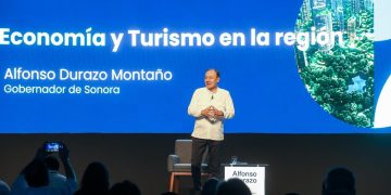 Gobernador Durazo destaca virtudes del Plan Sonora en Foro Mar de Cortés