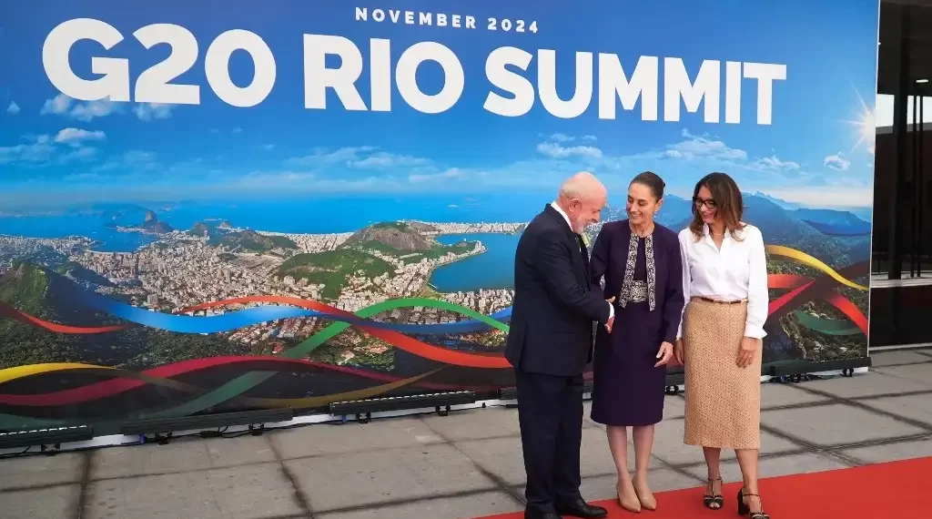 Propone Sheinbaum en G20 liberar 24 mil mdd del gasto militar para sembradores