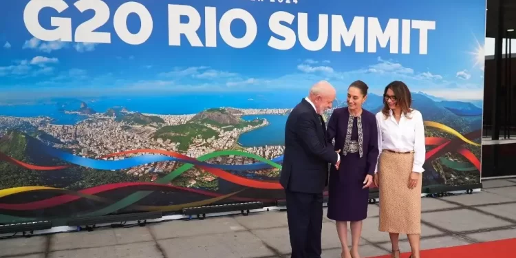 Propone Sheinbaum en G20 liberar 24 mil mdd del gasto militar para sembradores