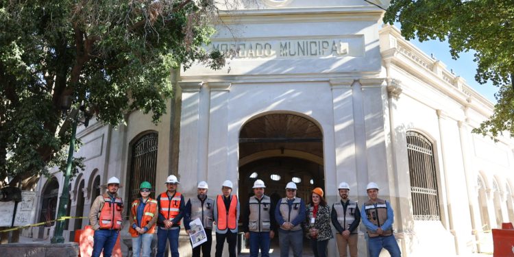Gobierno de Sonora garantiza seguridad y conservación de patrimonio histórico en rehabilitación de Mercado Municipal