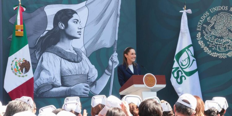 Presidenta de México resalta prioridades del IMSS