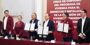 Diputados instalan la Comisión de Vivienda y atestiguan firma de convenio entre el Gobierno de Sonora y el Infonavit