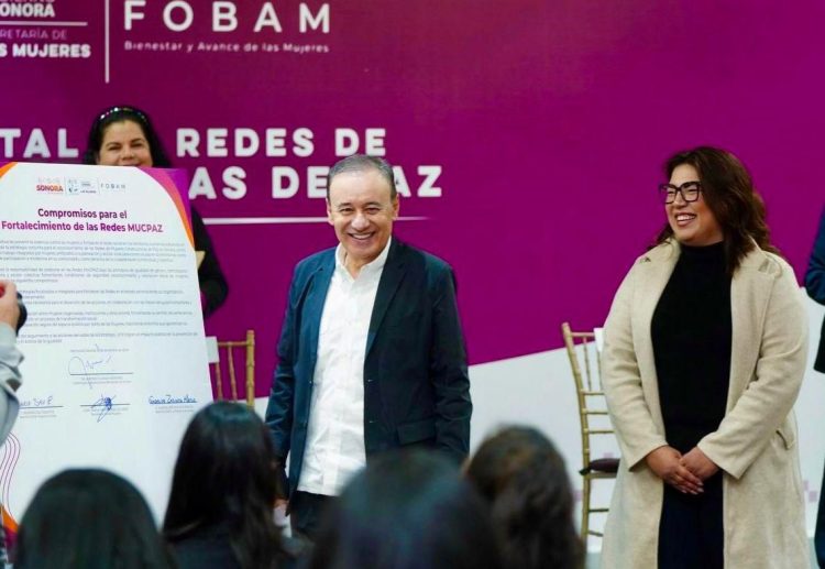 Refuerza Gobernador Durazo estrategia de prevención de violencia contra las mujeres en Sonora