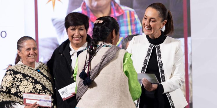 Inicia dispersión a beneficiarios de la Pensión para el Bienestar de adultos mayores; personas con discapacidad; e hijos de madres trabajadoras: Ariadna Montiel