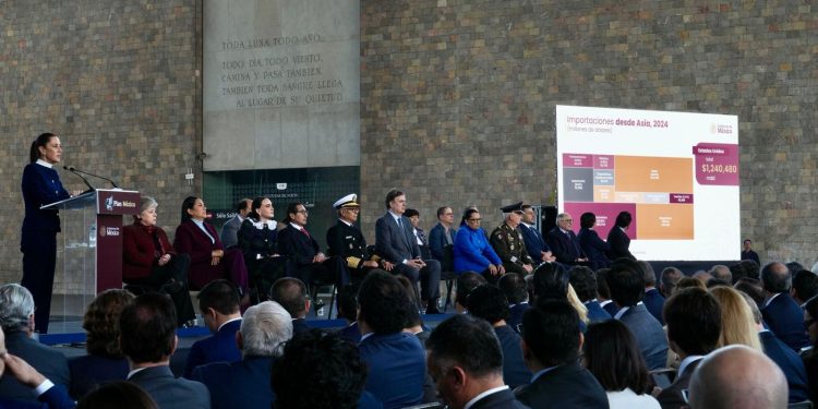Presidenta Claudia Sheinbaum presenta el plan México que contempla un portafolio de inversiones de 277 mmdd