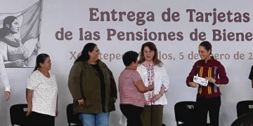 Encabeza Sheinbaum entrega de tarjetas del Bienestar en Morelos