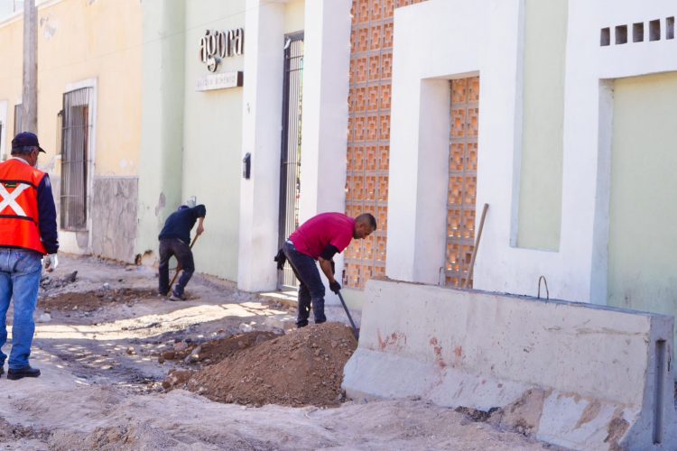 Gobernador Durazo rescata calles del Centro Histórico de Hermosillo con obras de modernización