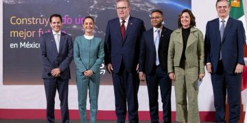 Presidenta Claudia Sheinbaum anuncia inversión de 5 mmdd de Amazon web services en México para crear región digital en Querétaro