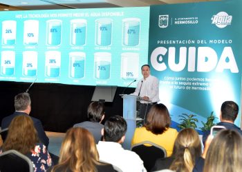 Presenta Toño Astiazarán modelo CUIDA para enfrentar sequía extrema en Hermosillo