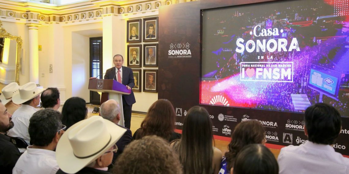 Gobernador Durazo lleva riquezas de Sonora a Feria San Marcos como invitado de honor
