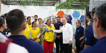 Impulsa Gobernador Durazo más empleo e inversión con inauguración del Centro de Capacitación de Leoni