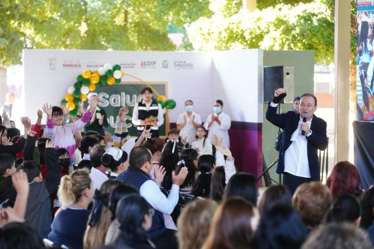 Gobernador Durazo arranca en escuelas de Sonora la Estrategia Nacional de Vida Saludable
