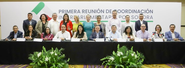 Celebran legisladores locales y federales sonorenses primera Reunión de Coordinación Interparlamentaria