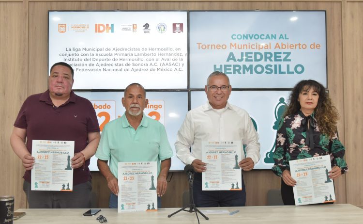 Invitan a torneo Municipal Abierto de Ajedrez Hermosillo 2025