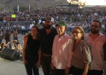 Reinauguran Gobernador Alfonso Durazo junto Carin León primera etapa del Bosque Urbano La Sauceda