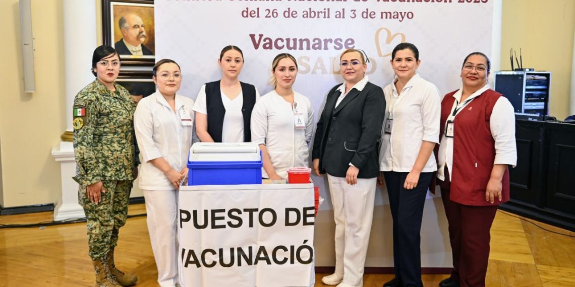 Encabeza Gobernador Durazo inicio de la Primera Semana Nacional de Vacunación 2025 “Vacunarse es Salud”