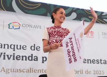 Sheinbaum arranca de la construcción de 7 mil 450 viviendas en aguascalientes como parte de vivienda para el Bienestar