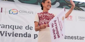 Sheinbaum arranca de la construcción de 7 mil 450 viviendas en aguascalientes como parte de vivienda para el Bienestar
