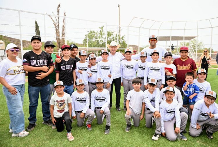 Gobernador Durazo y sector minero entregan Unidad Deportiva para niñas, niños y jóvenes del Río Sonora