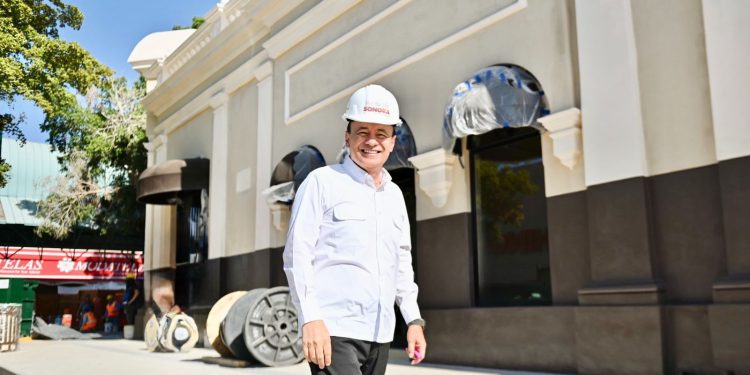 Gobernador Durazo entregará este lunes Mercado Municipal a locatarios con instalaciones seguras y funcionales