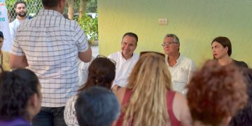 Acerca Toño Astiazarán atención y servicios del Municipio a la colonia Ley 57
