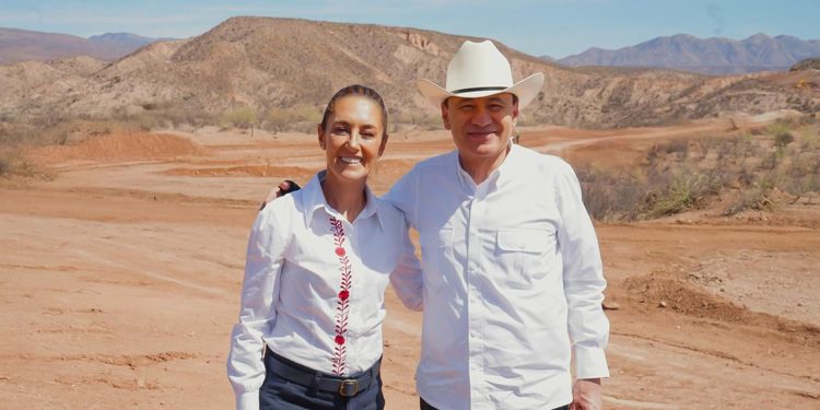 Gobernador Durazo y Presidenta Sheinbaum impulsan la conectividad rural en Sonora con carreteras y caminos artesanales
