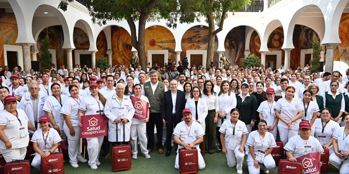 Gobernador Durazo y Presidenta Sheinbaum arrancan programa “Salud Casa por Casa” en beneficio de más de 330 mil sonorenses