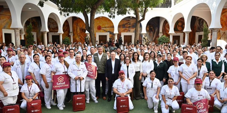 Gobernador Durazo y Presidenta Sheinbaum arrancan programa “Salud Casa por Casa” en beneficio de más de 330 mil sonorenses