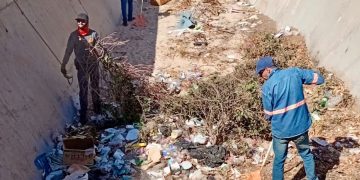Presenta Servicios Públicos Municipales 90 por ciento de avance en limpieza de canales y arroyos