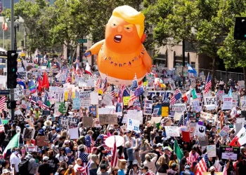 Manifestaciones contra Trump invaden calles, parques y plazas en EU