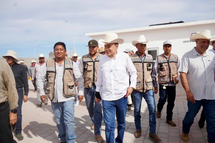 Gobernador Durazo consolida acciones para eficientar suministro de Acueducto Yaqui a comunidades