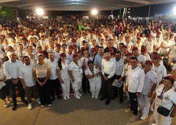 Logra exitosa gira por Sonora la presidenta Claudia Sheinbaum junto con el Gobernador Alfonso Durazo en Cd Obregón y Vícam Switch