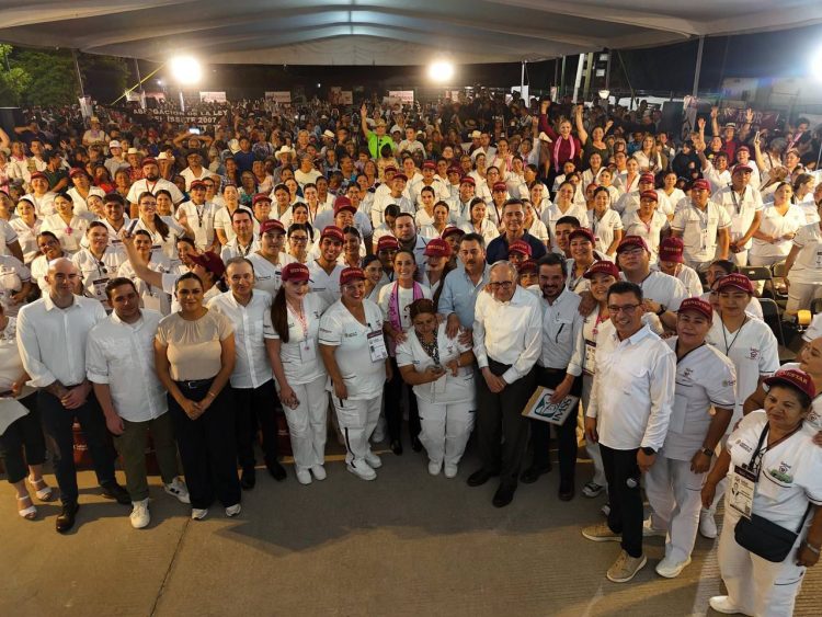 Logra exitosa gira por Sonora la presidenta Claudia Sheinbaum junto con el Gobernador Alfonso Durazo en Cd Obregón y Vícam Switch