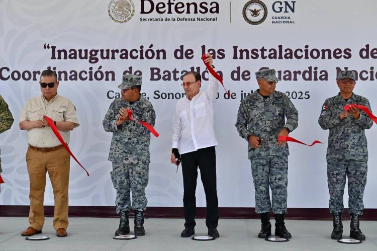 Gobernador Durazo inaugura instalaciones de la Guardia Nacional en Cajeme; suman 19 en Sonora