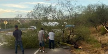 Daños por lluvias en Magdalena de Kino, Sonora; previenen por ola de calor en el Norte de Sonora
