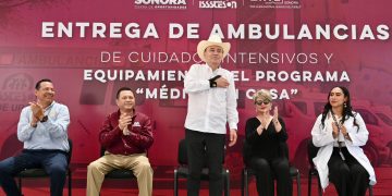 Gobernador Durazo cumple demanda histórica de Isssteson con nuevas ambulancias y relanzamiento de “Médico en Casa”