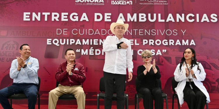 Gobernador Durazo cumple demanda histórica de Isssteson con nuevas ambulancias y relanzamiento de “Médico en Casa”