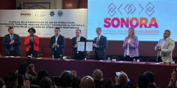El Gobernador Alfonso Durazo realizó la Firma de decreto de creación de la división de operaciones fronterizas