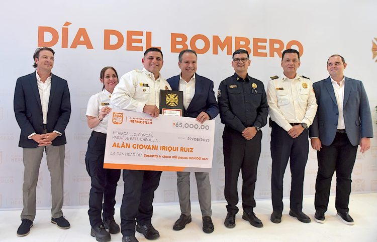 Reconoce Toño Astiazarán heroica labor de Bomberos