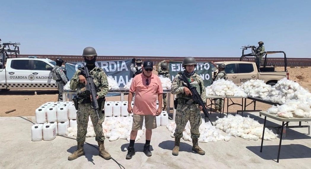 Decomisan 838 kilos de “cristal” en zona fronteriza de Sonora