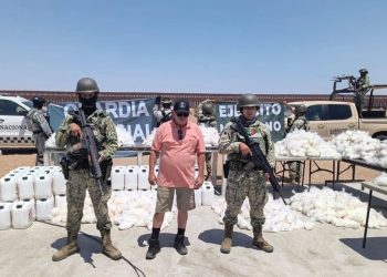 Decomisan 838 kilos de “cristal” en zona fronteriza de Sonora