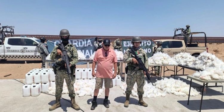 Decomisan 838 kilos de “cristal” en zona fronteriza de Sonora
