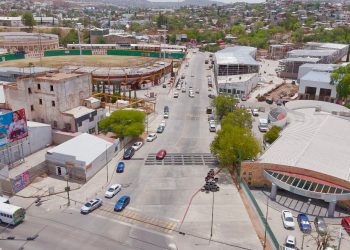 Avanza transformación de Nogales; Gobernador Durazo moderniza infraestructura hídrica, calles y vías ferroviarias