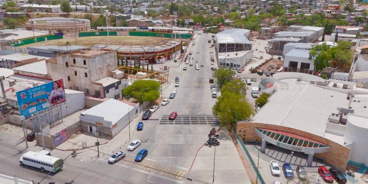 Avanza transformación de Nogales; Gobernador Durazo moderniza infraestructura hídrica, calles y vías ferroviarias