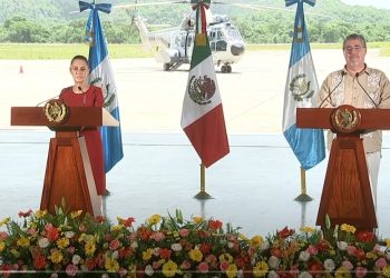 Seguridad, transporte y energía, los temas entre Sheinbaum y Arevalo